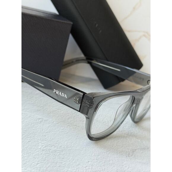 NEW Prada PR D08U Transparent Green Unisex Eyeglasses Frames main image 6